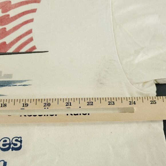 Vintage 93 Shirt Mens XXL American Airplane Faded Worn In Grunge Tee Made in USA - Picture 9 of 11